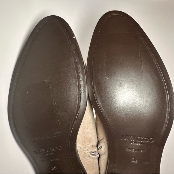 Jimmy Choo - Kaia K-Jessie Ankle Boots Beige Suede Size 38 or U.S. 8 New… - Picture 8 of 13